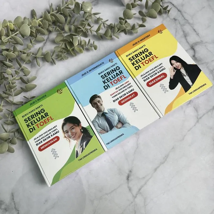 Paket Buku TOEFL Vocabulary Lengkap Jilid 1–3 untuk Pemula sampai Mahir